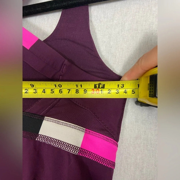 Lululemon Athletica  Stuff Your Bra cross cross Tank Pink Plum - Picture 11 of 13